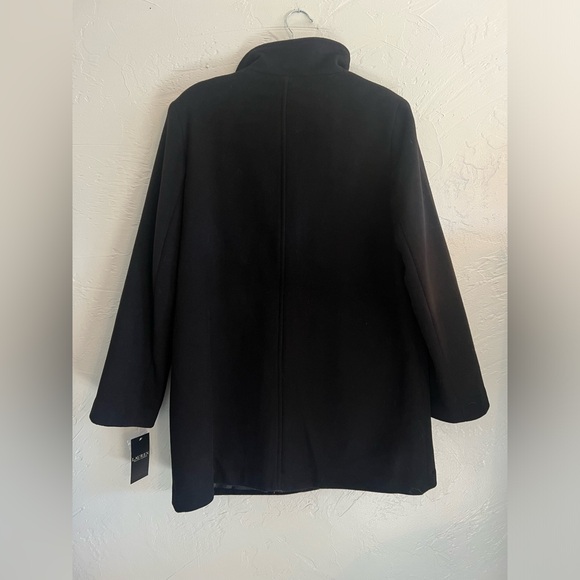 Lauren Ralph Lauren Tab Front Wool Coat - Picture 4 of 5